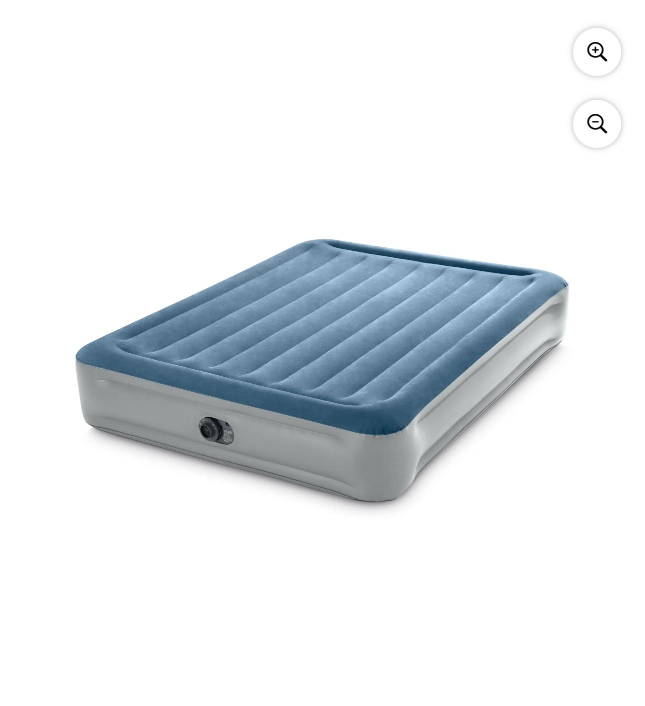 Intex 15" Queen Essential Rest Dura-Beam Airbed Mattress with Built in Pump