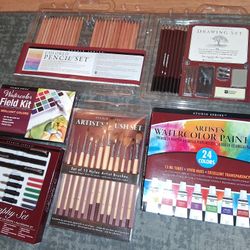 ALL STUDIO SERIES  ART SUPPLIES   COLORED PENCILS  , DRAWING PENCILS  , MUCH MORE ALL FOR ONLY  $70.00