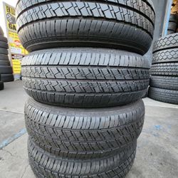 4 USED TIRES BRIDGESTONE 195/60/17