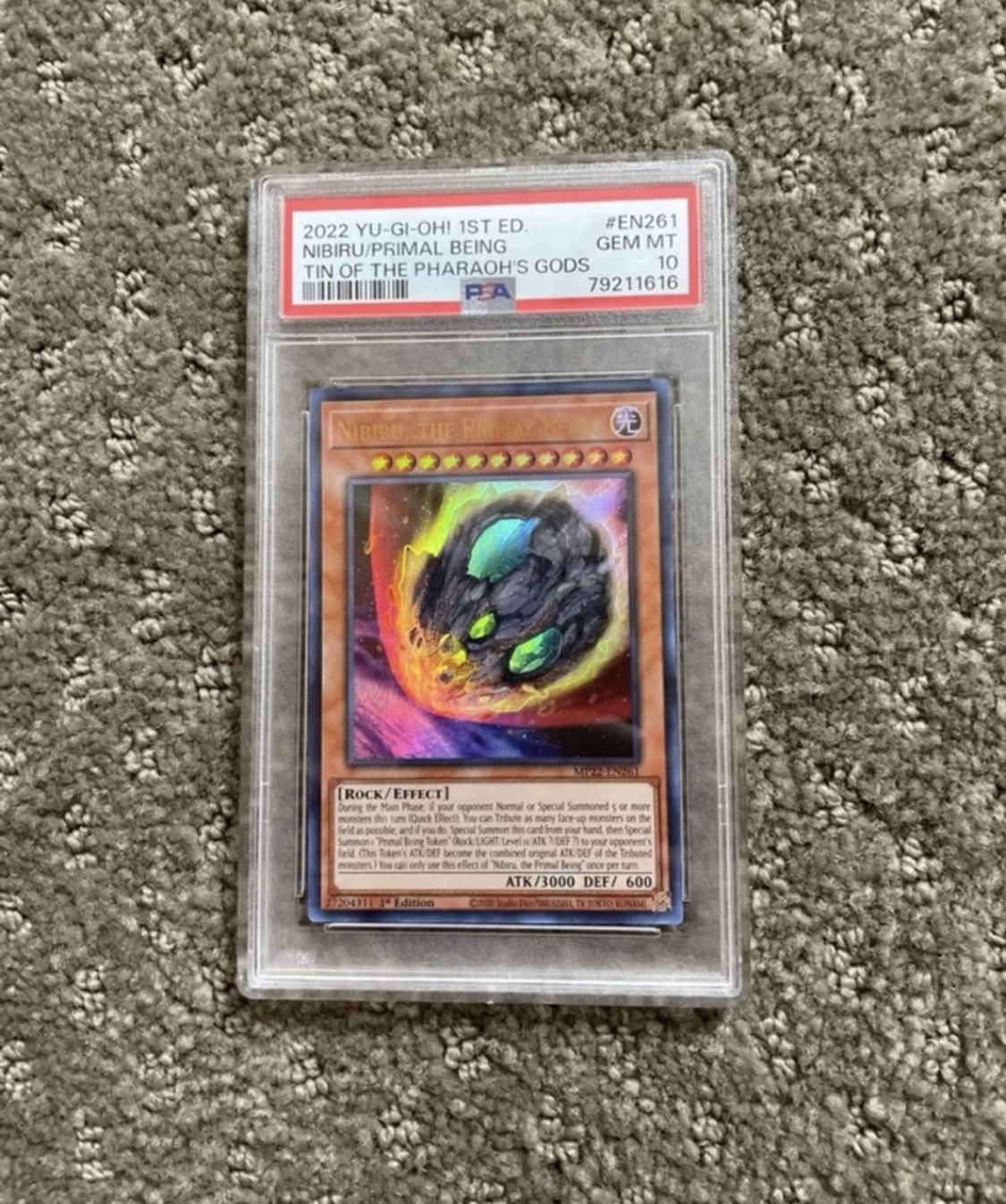 Yugioh Nibiru PSA 10 Gem Mint 