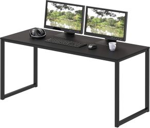 SHW Mission 48” Home Office Computer Desk – Black