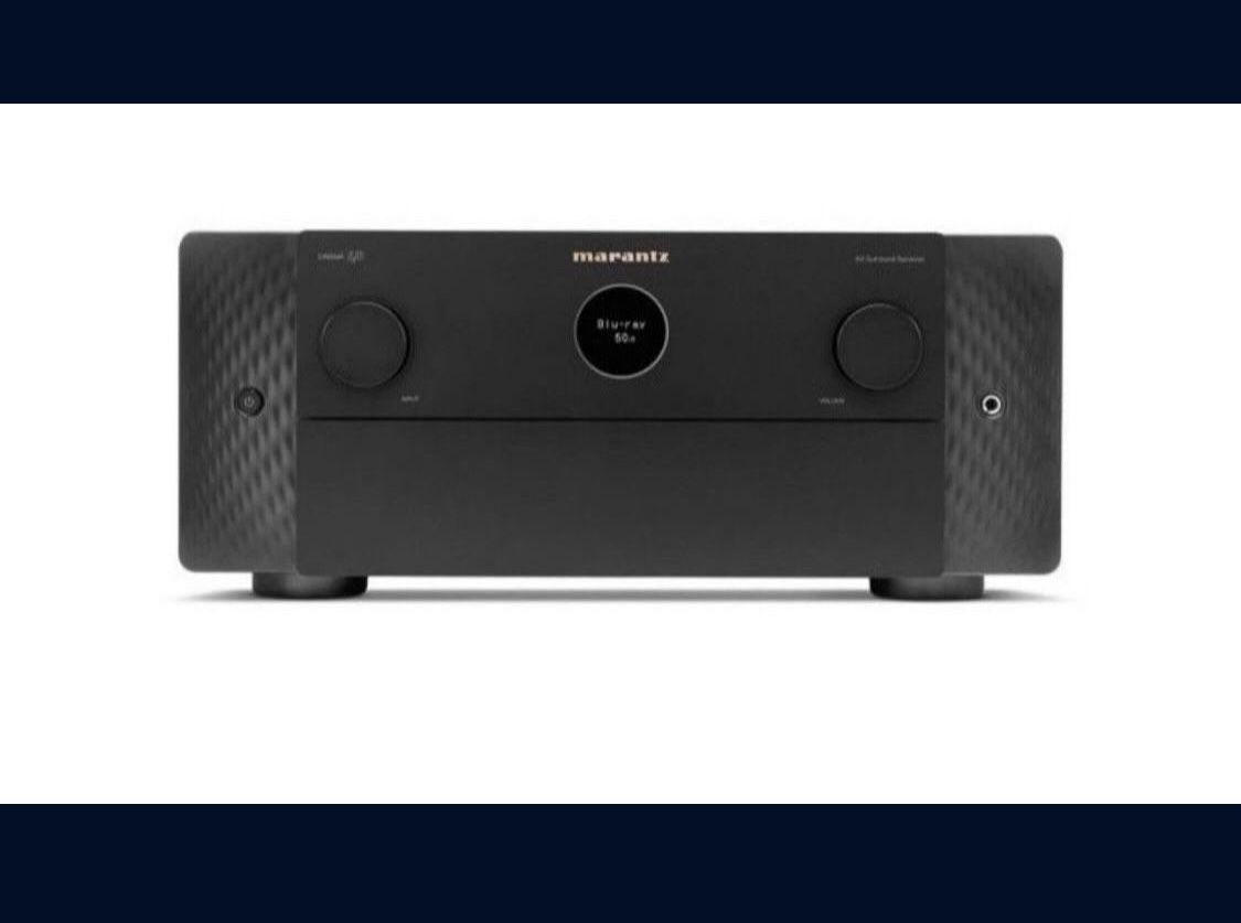 Marantz - Cinema 40 125W 9.4 Ch Bluetooth Capable with HEOS and Dolby Atmos 8K Ultra HD A/V Home Theater Receiver with Alexa