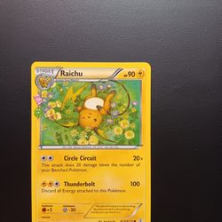 Pokemon card Raichu # RC9/RC32
