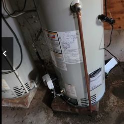 40 gal power vent gas