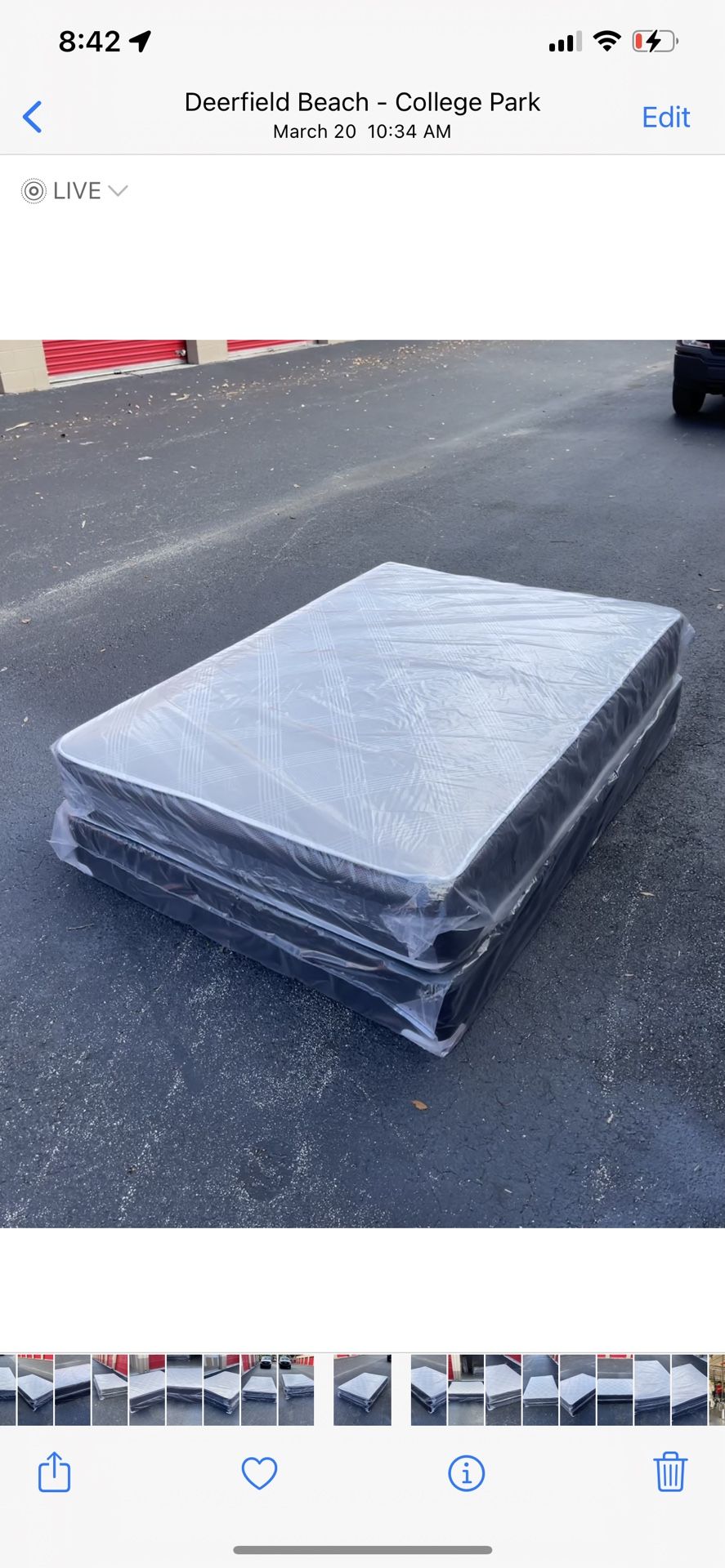 NEW Mattress Full Size With Box Spring // Offer 🚚