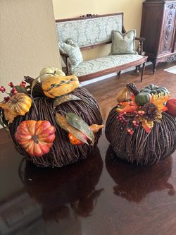 Bamboo handmade pumpkins