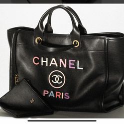 Chanel Deauville Leather Bag