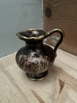 Ceramic Black Dark Figure Vase