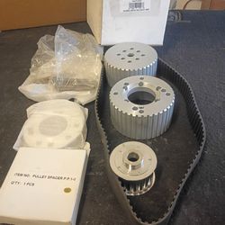 Gilmer Drive Kit SBC  Short water pump NEW ON BOX