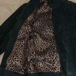 Obey Men’s Suede Bomber Jacket