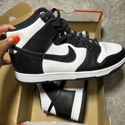 Nike Dunk High Top Sneakers “Panda” – Size 12