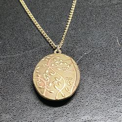 Brass Locket Vintage Antique