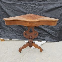 Antique Victorian Corner Table