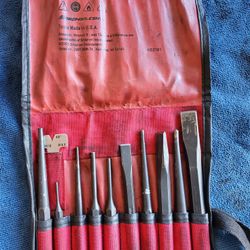 Snap On 11 Pc Punch And Chisel Set $261 Obo