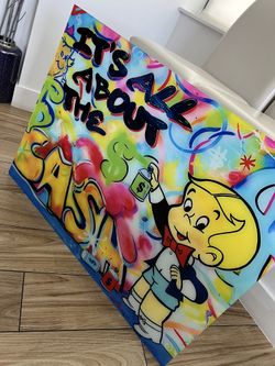 Large Acrylic Glass Artwork 30”x40”