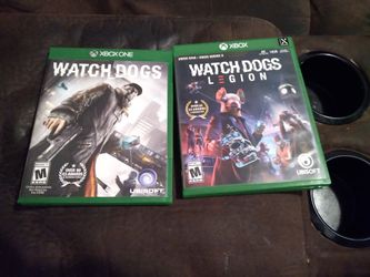 XBOX ONE GAMES WATCHDOGS/WATCHDOGS LEGION/THE DIVISION 2