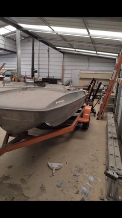 James Bond type evinrude boat and trailer project