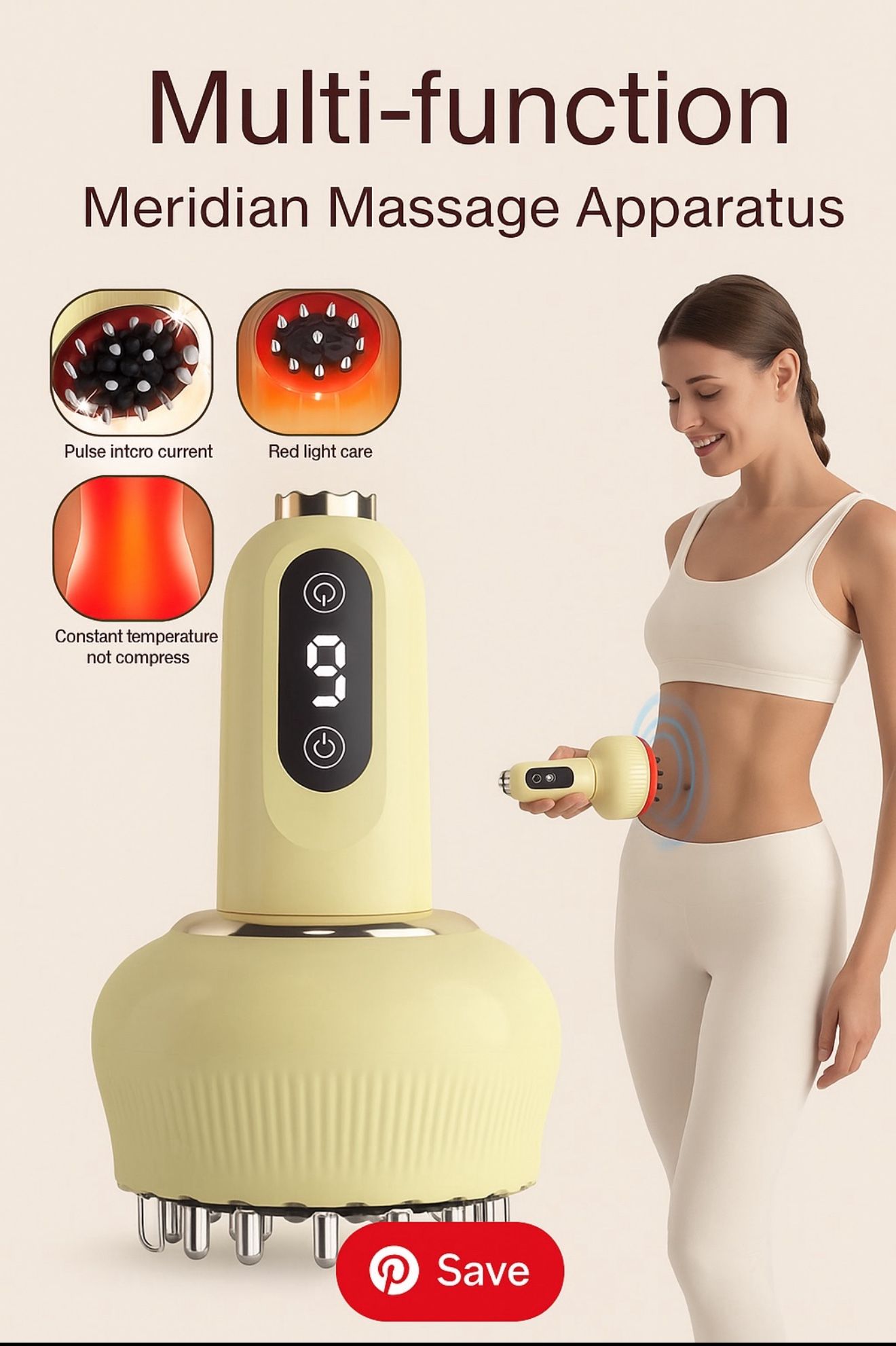 Lymphatic Drainage Massager & Anti Cellulite Massage Tool