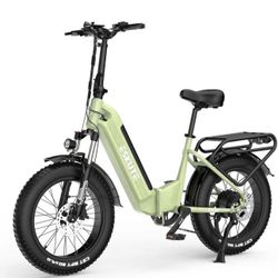 ESKUTE Star Folding Electric Bike, 960Wh LG Battery Cells, Up to 80 Miles Range, 500W(750W Peak) Powerful Motor, Hydraulic Brakes and 7-Speed, 20"x4.0