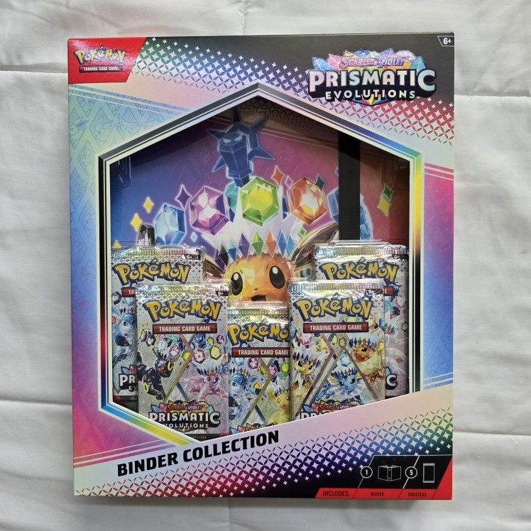 Pokemon TCG Prismatic Evolutions Binder Collection BRAND NEW SEALED SHIPS FAST