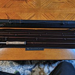 Temple Fork TFO Mangrove Coast 9 Foot 10 Weight 4 Piece Fly Rod With Sock And Case