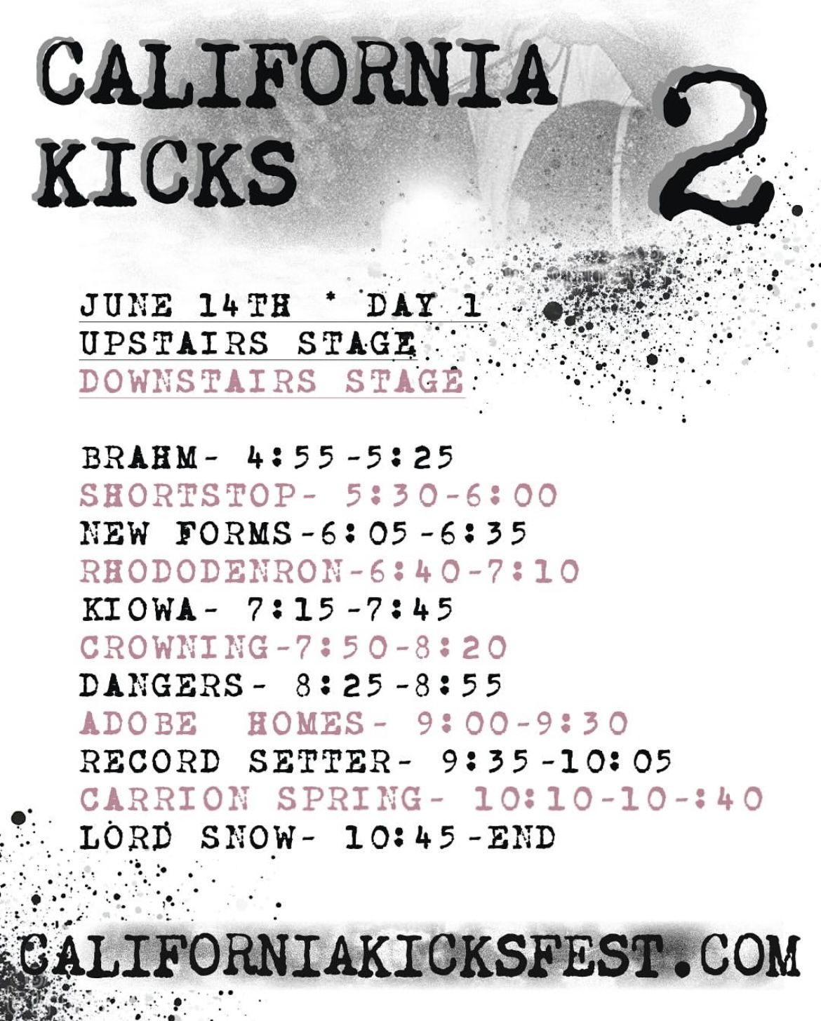 California Kicks Fest Passes