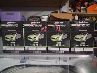 4 Boxes Of Glow N The Dark Green Custom Wrap