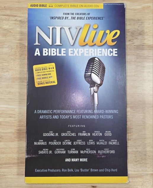 NIV Live Audio Bible – Full CD Set (Great Condition)