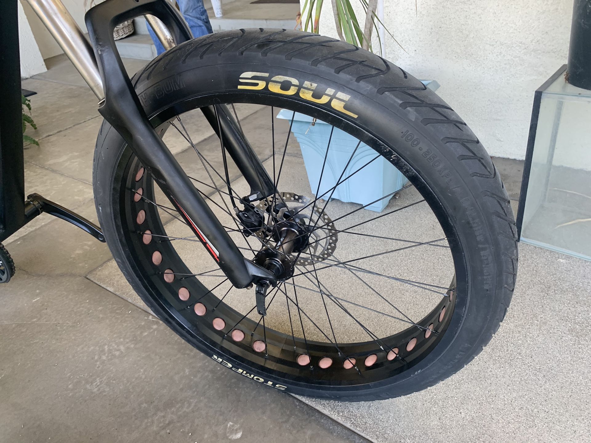 snap on fat tire bike