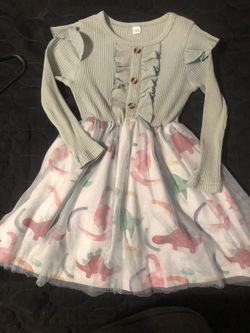 Dinosaur Pattern Dress