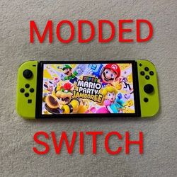 NINTENDO SWITCH OLED MOD with 512GB and Over 7500 GAMES INCLUDED