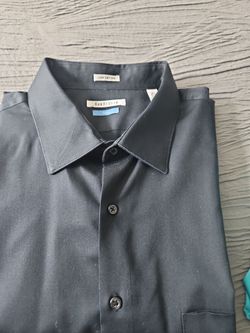 Black Men's dress shirt