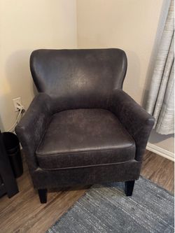 Dark Brown Accent Chair