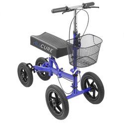 AllCure Quad Wheel All-Terrain  Foldable Knee Walker, CONDITION- NEW! 