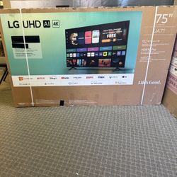 75 Lg Tv Free Delivery $55 Down On Financing Six Month Warranty Smart 4K Hdtv 75 Lg Tv