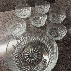 Arcoroc glass bowl set (7pcs)