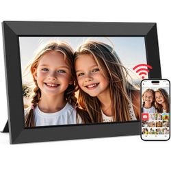 WiFi Digital Picture Frame 10.1 Inch HD Touch Screen Photo Frame 32GB Frameo App