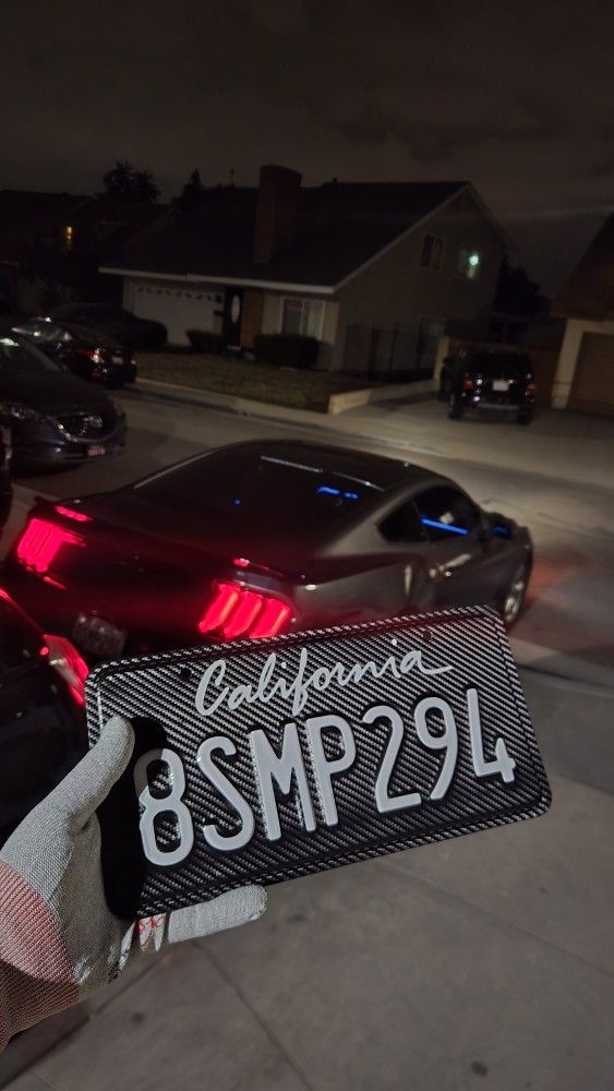 License Custom Wrap Plate