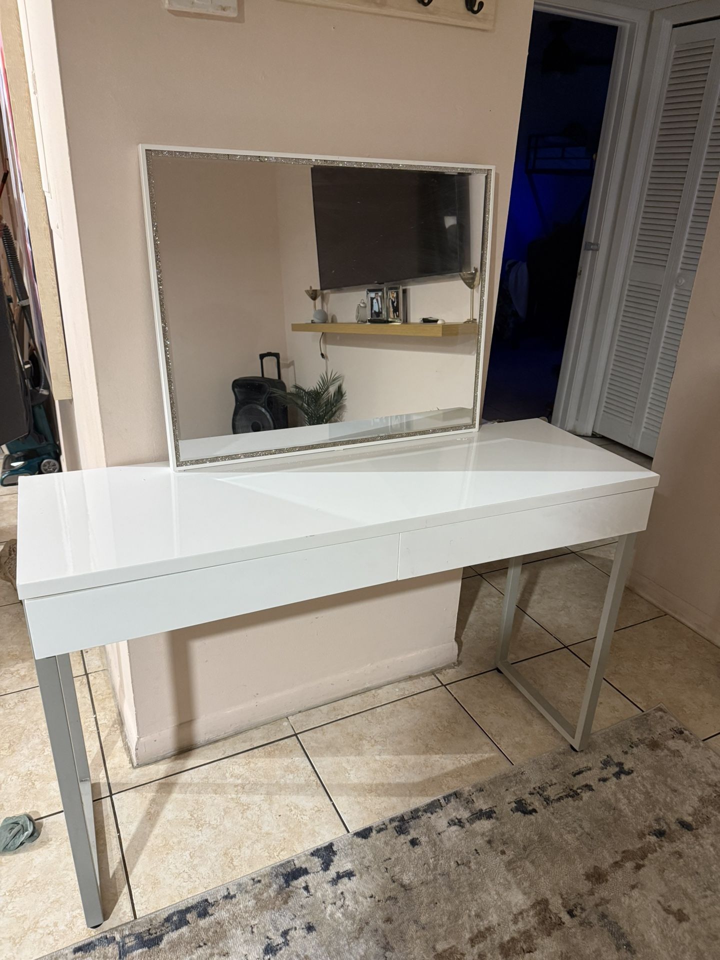 Vanity With Mirror