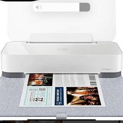 HP Tango X Smart Wireless Printer with Indigo Linen Cover – Mobile Remote Print, Scan, Copy, Instant Ink, Works with Alexa (3DP64A)