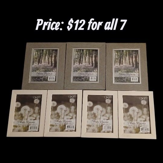 Photo Frames – $12 for All!