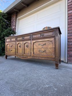 vintage dresser credenza