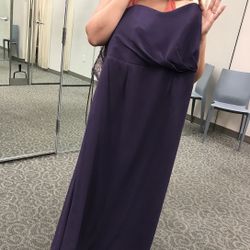 Vera Wang Dress Size 14 Purple 