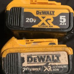 Dewalt Battery’s 