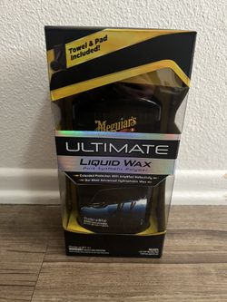 Meguiar’s Ultimate Car Wax Kit Towel & Pad Included 16 fl oz