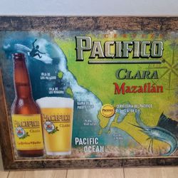 Pacifico Beer Mirror 
