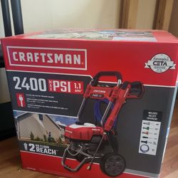 Craftsman 2400 PSI Electric Cold Water Pressure Washer - New 