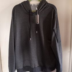 Coofandy Men’s Hoodie Size XL Dark Gray