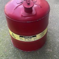 Justrite 5 Gallon Safety Can 
