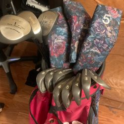 MITSUSHIBA Image Quad-Weighted Irons Golf Club Set with DATREK Women’s Golf Cart Bag